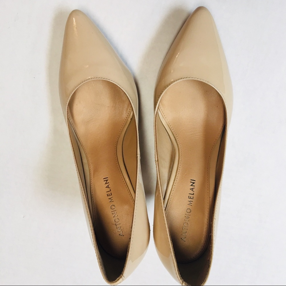 ANTONIO MELANI nude heels size 8M